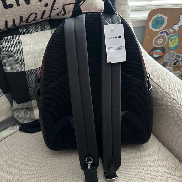 Red Buffalo Coach Mini Backpack Plaid NWT - Picture 4 of 11